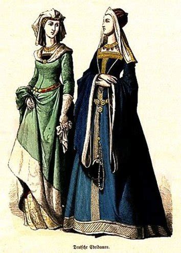 noble women in medieval times.